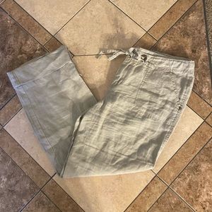 Cynthia Rowley linen capris